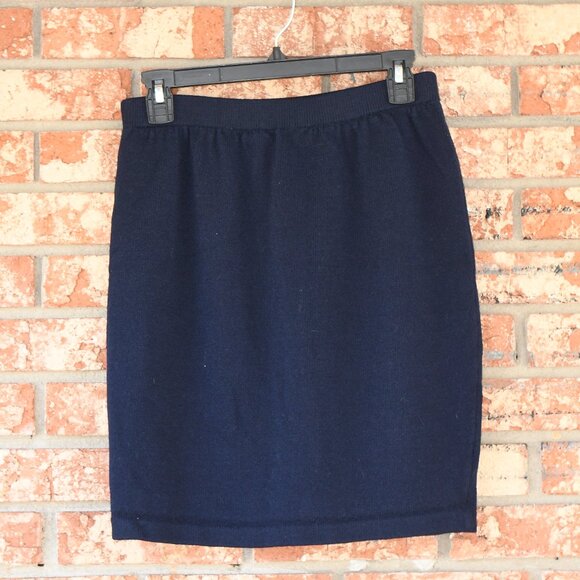 St. John Navy Skirt - Picture 2 of 3